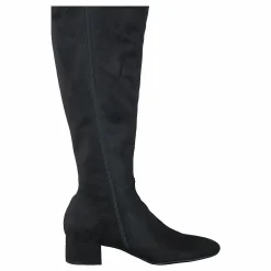 500 Black Suede Stretch Black