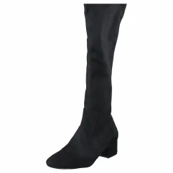500 Black Suede Stretch Black