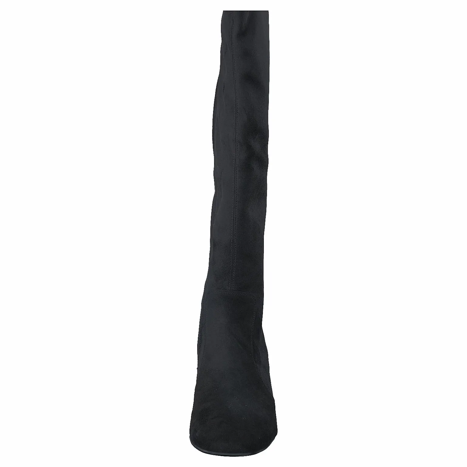 500 Black Suede Stretch Black