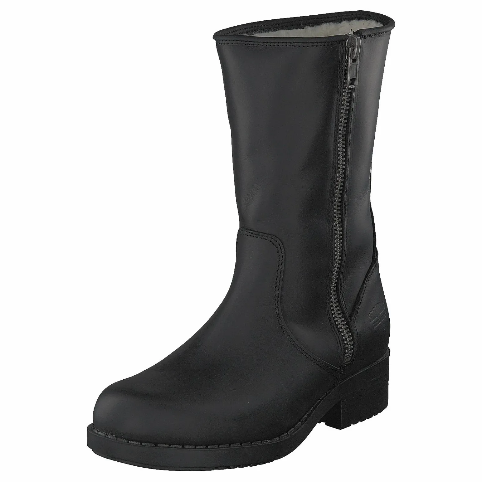 250 Mid Zip Side Black Old Silver