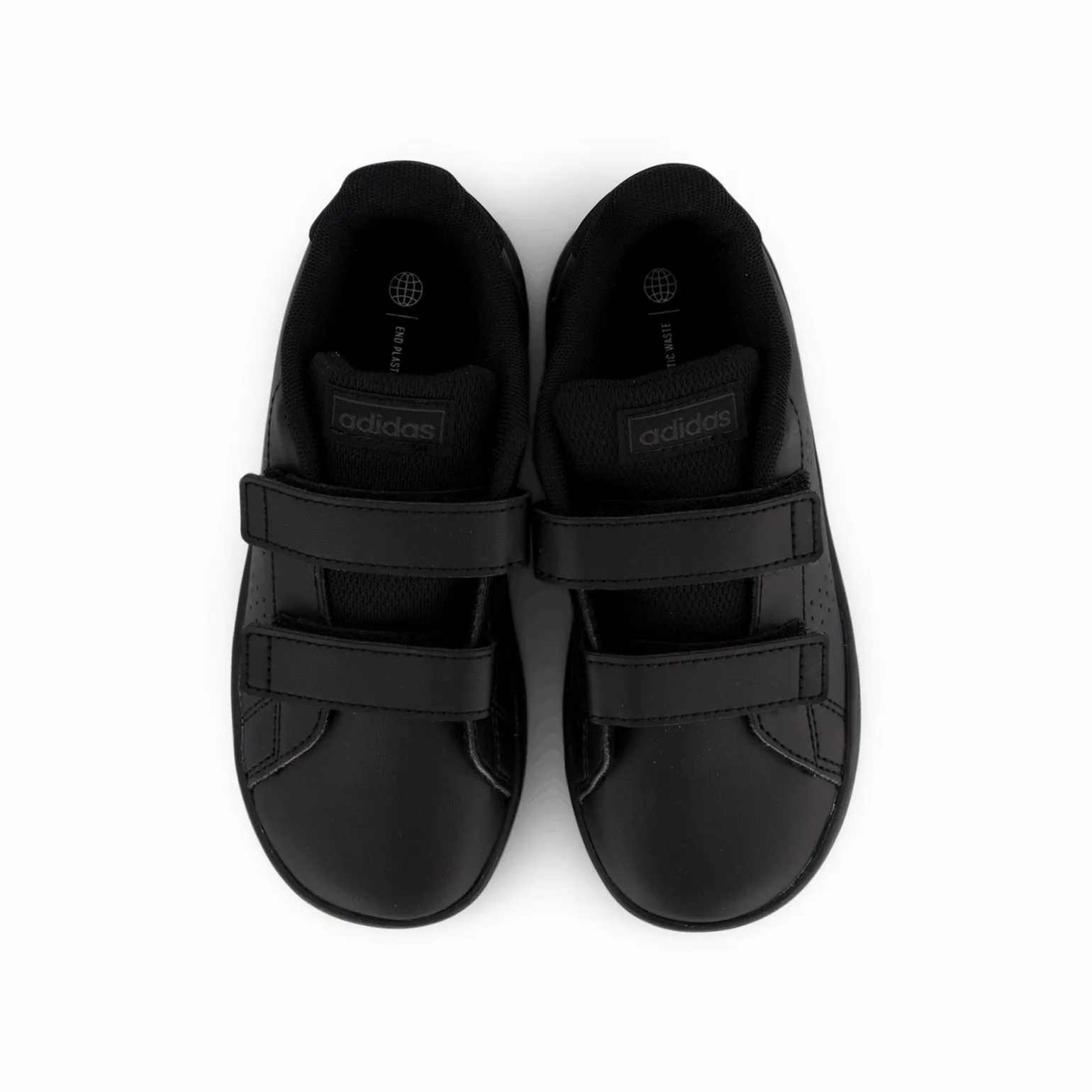 Advantage Lifestyle Court Two Hook-and-Loop Shoes Core Black / Core Black / Grey Six