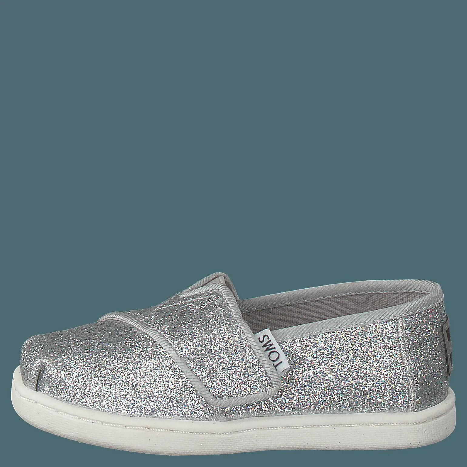 Alpargata Tiny Silver Iridescent Glimmer