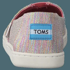 Alpargata Youth Pink Multi Twill Glimmer