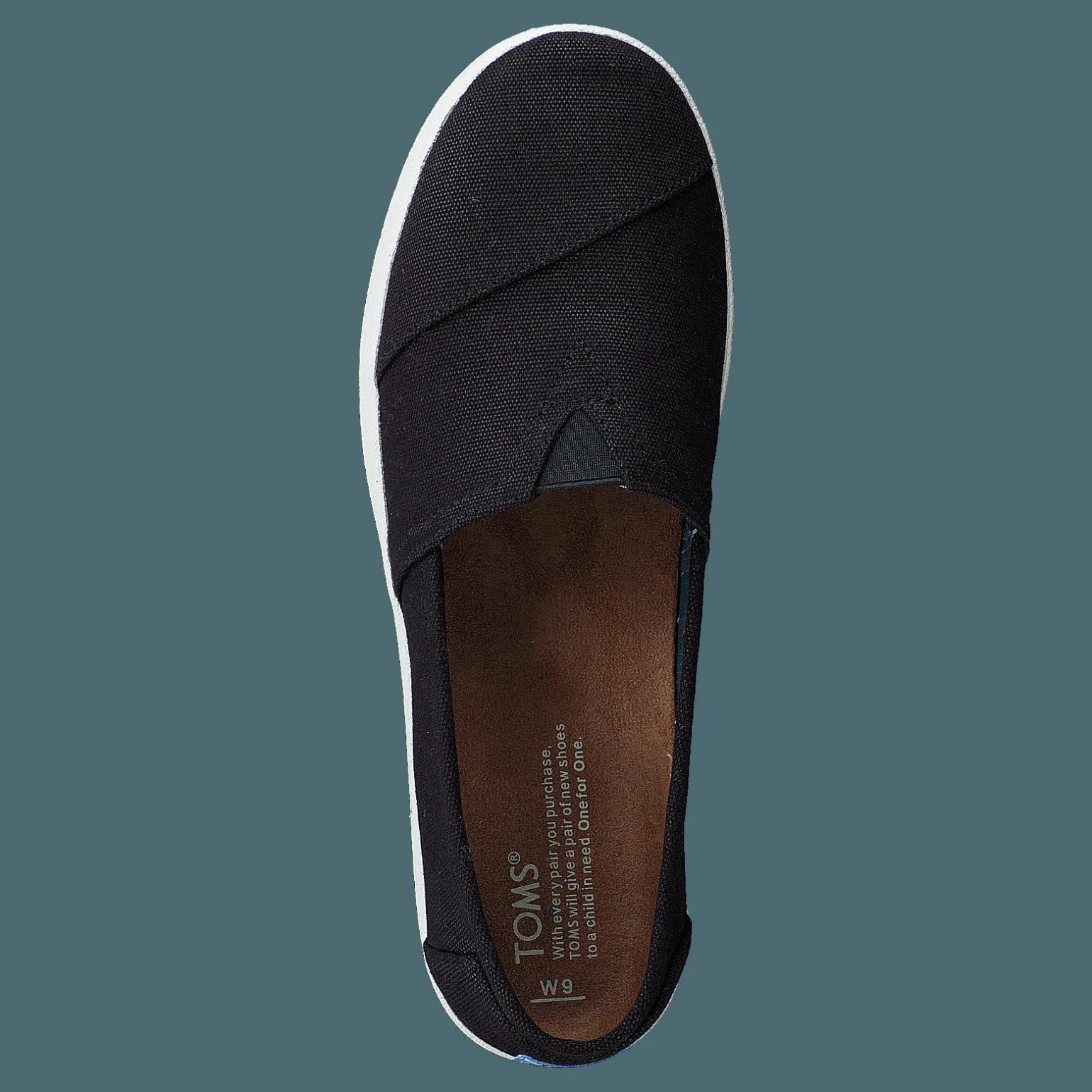 Avlon Slip-On Black Coated Canvas