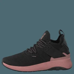 Ax_eon Lace Knit Black/Rose Tan