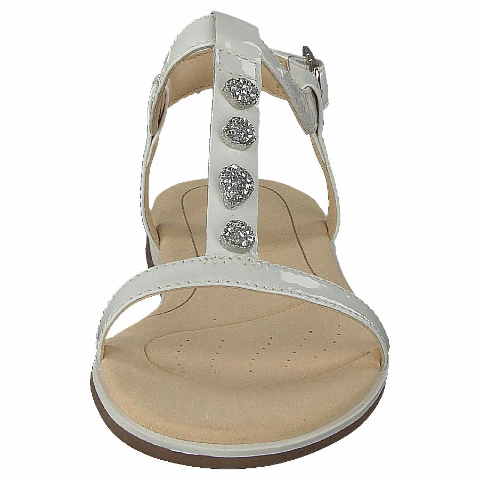 Bay Blossom White Patent