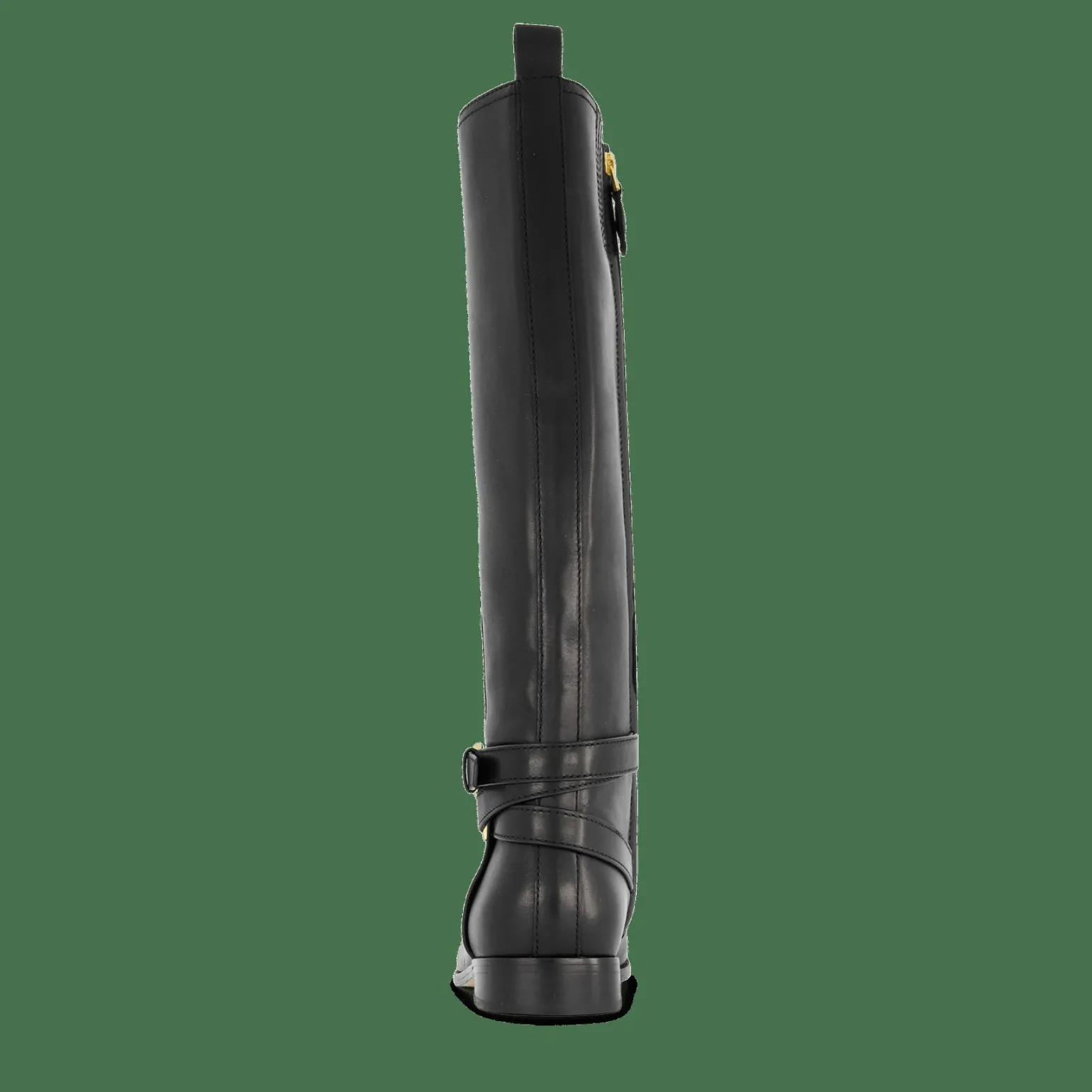 Blayke Burnished Leather Tall Boot Black