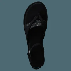 Blk Cvs/foil Woven Wm Lexie Sa Black