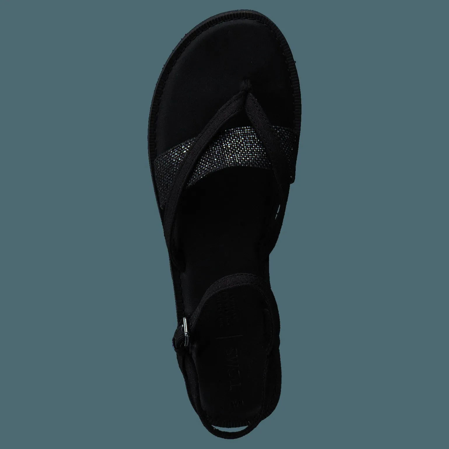 Blk Cvs/foil Woven Wm Lexie Sa Black