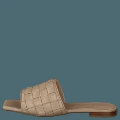 Braided Flats Beige