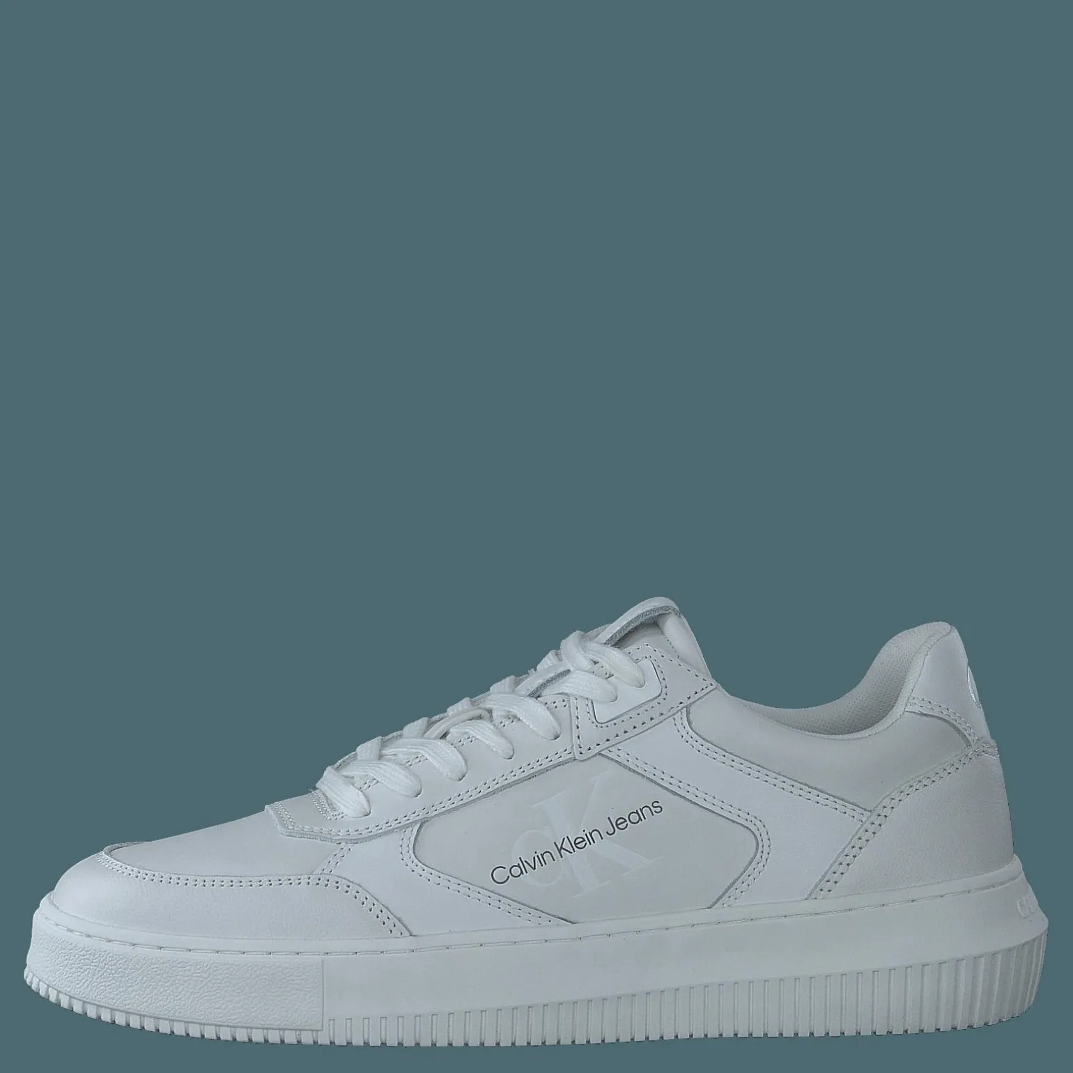 Chunky Cupsole Laceup Lth White