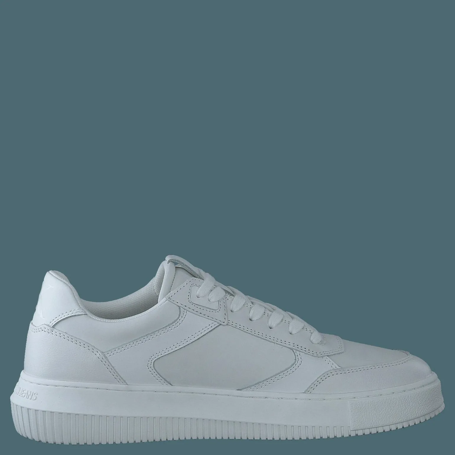 Chunky Cupsole Laceup Lth White