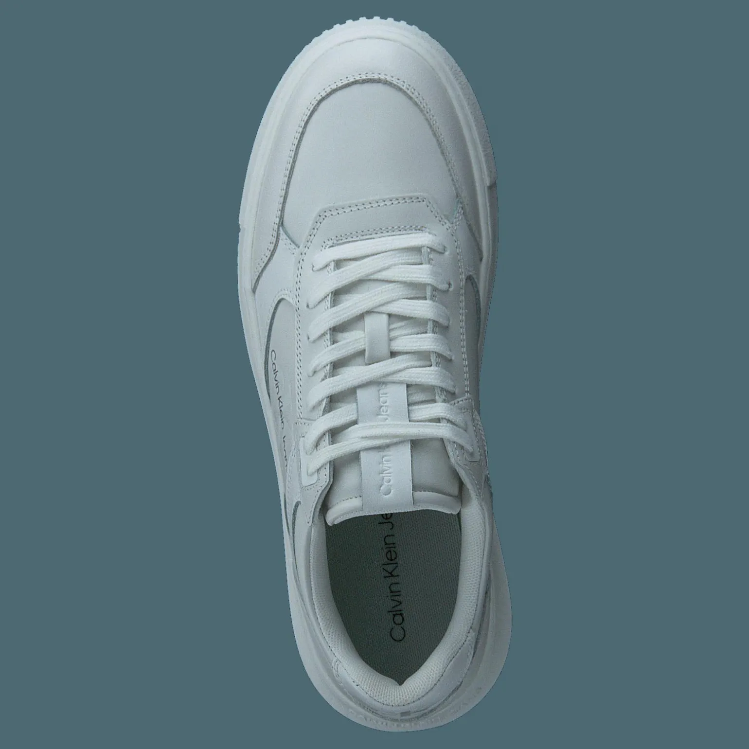 Chunky Cupsole Laceup Lth White