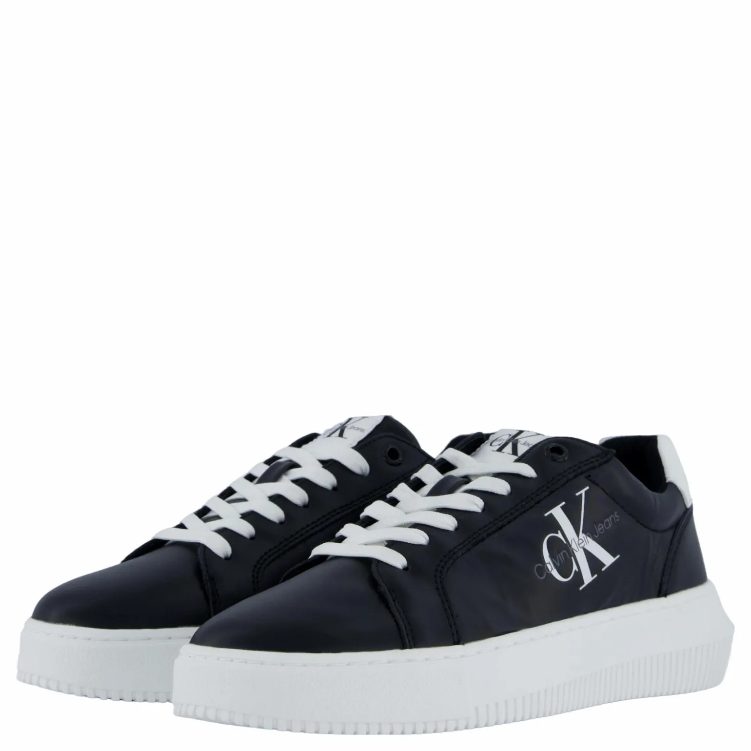 Chunky Cupsole Mono Lth Wn Black
