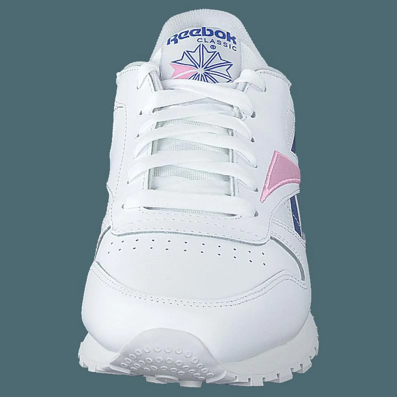 Cl Lthr White/humble Blue/jasmine Pink