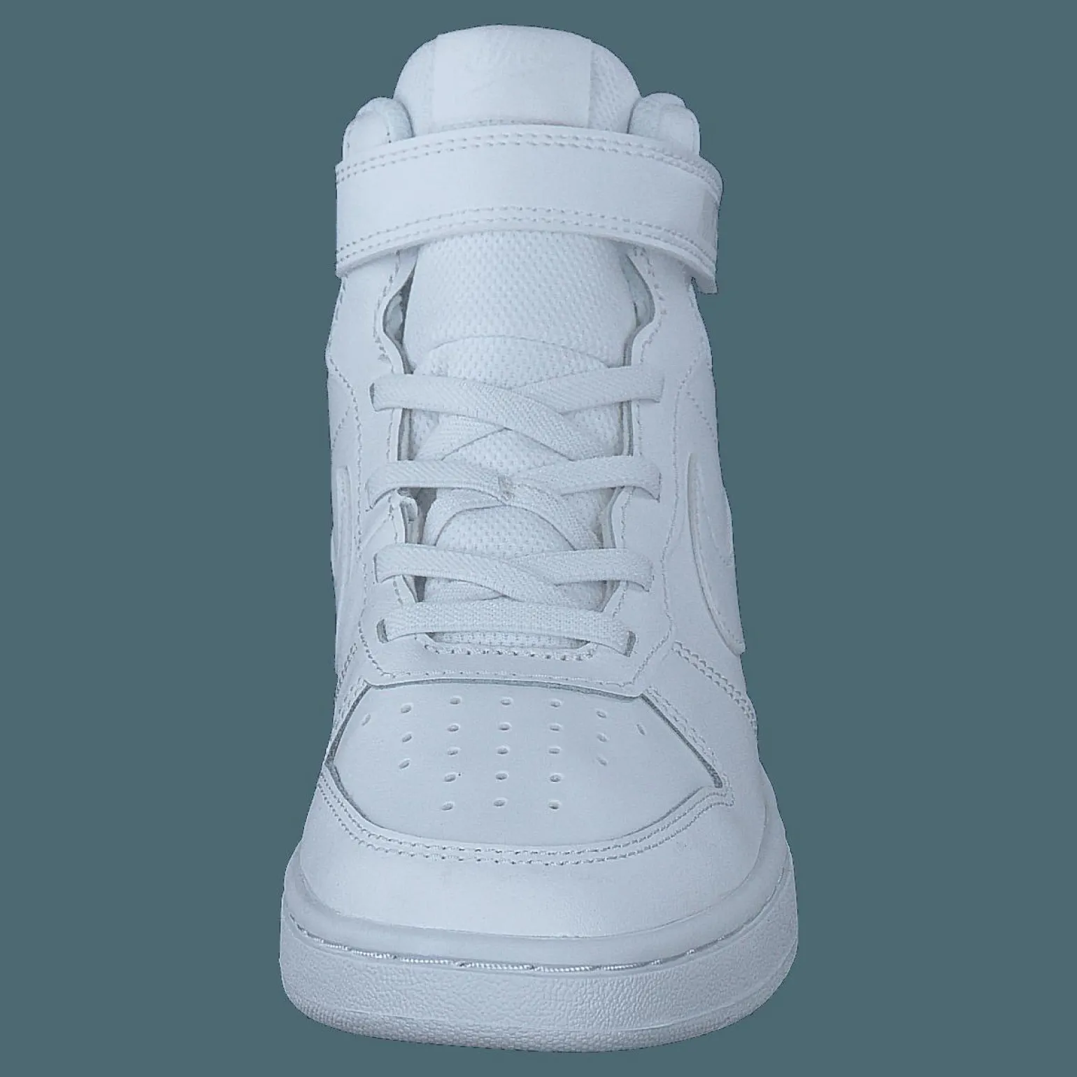 Court Borough Mid 2 Little Kids' Shoes WHITE/WHITE-WHITE