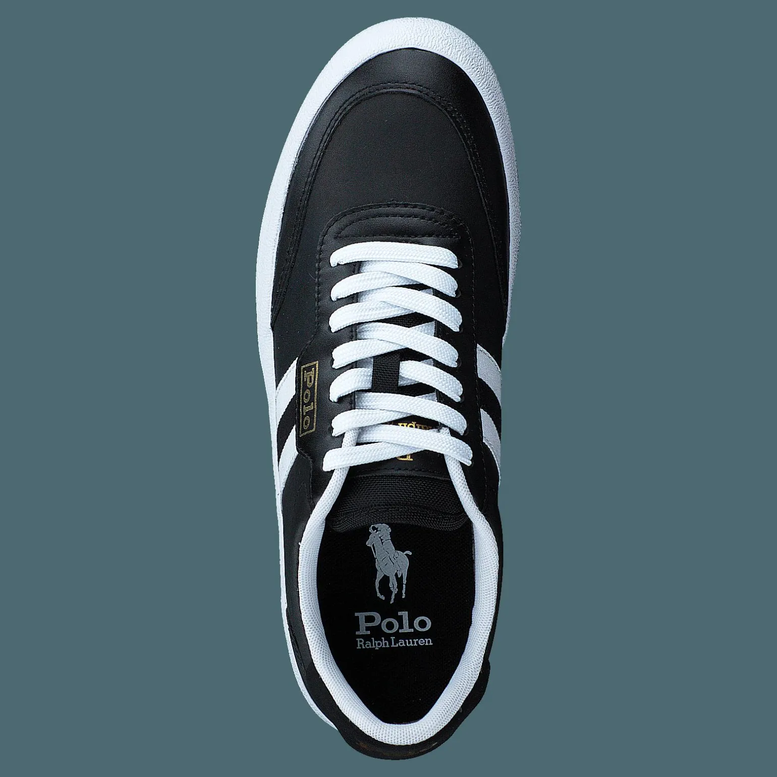 Court Leather Sneaker Black/White