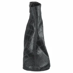 Croco Basic Boots Black