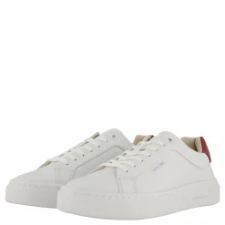 Cupsole Lace Up W/ml Lth Bright White/winery