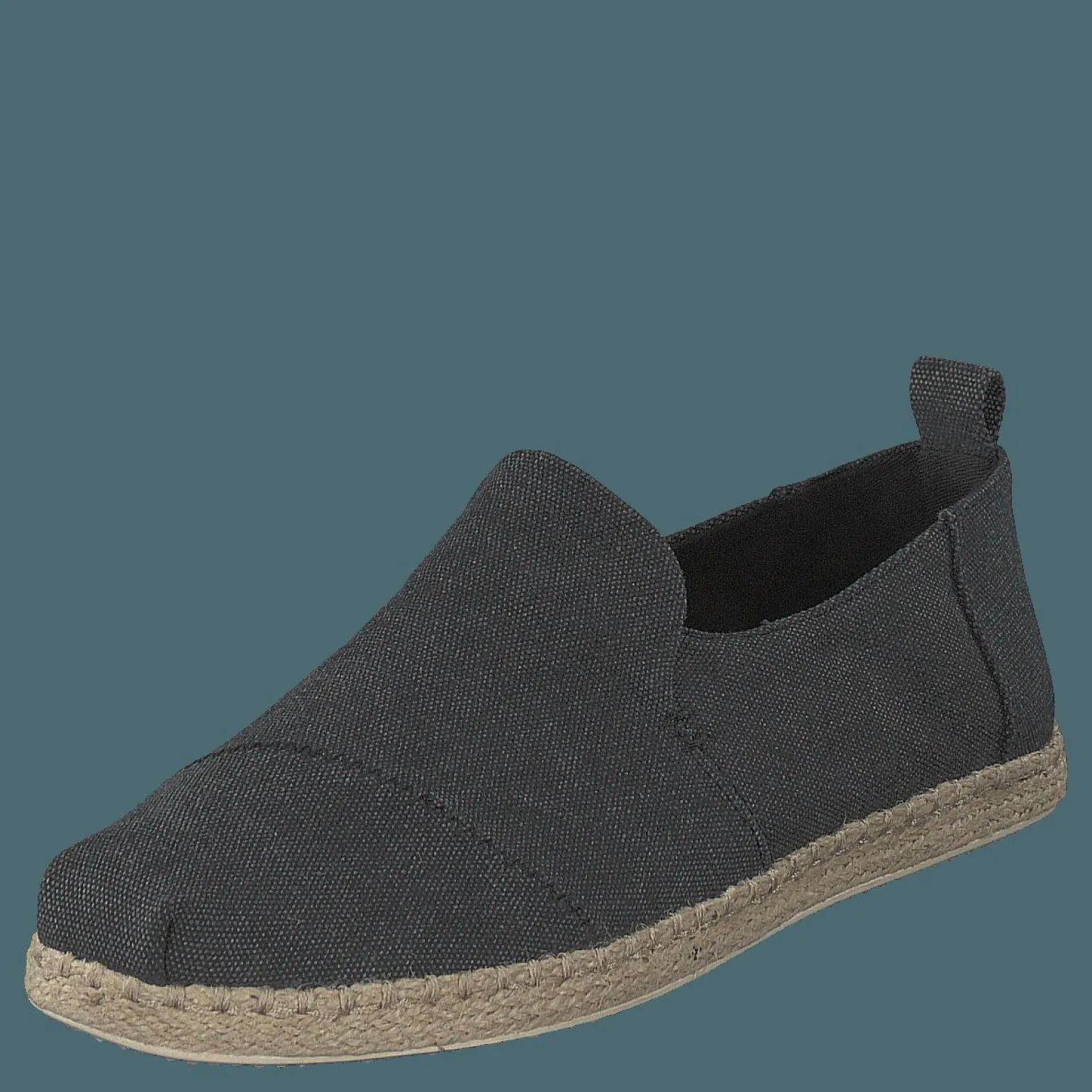 Deconstructed Alpargata Rope Black Washed Canvas/rope