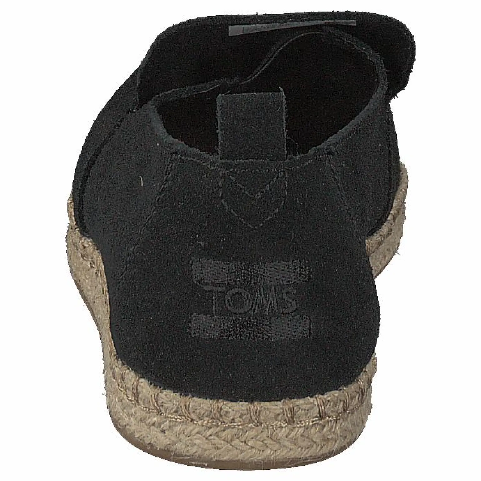 Deconstructed Alpargata Rope Black Suede