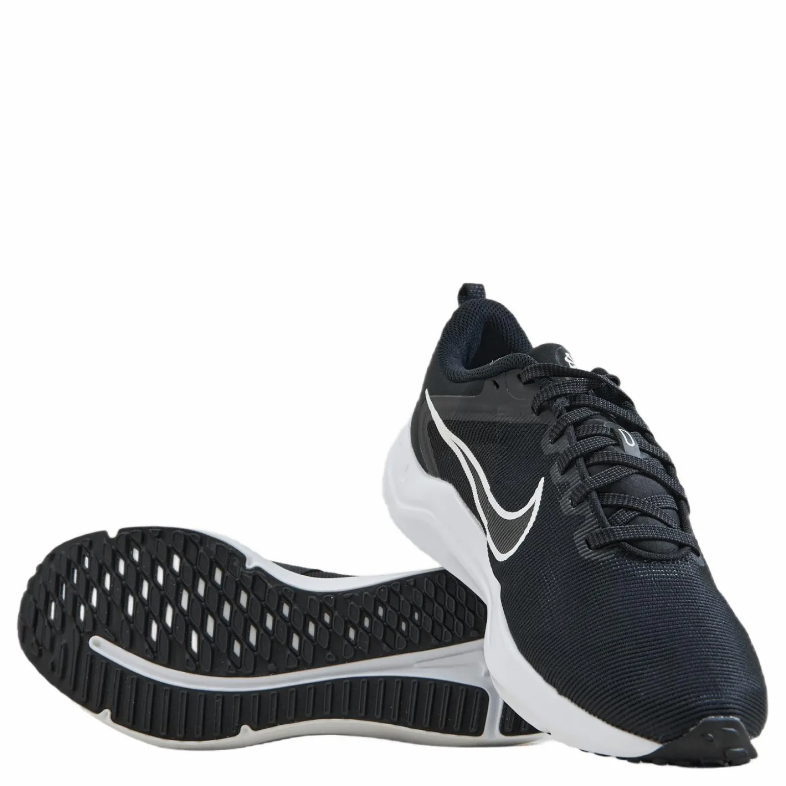 Downshifter 12 Women's Road Running Shoes BLACK/WHITE-SMOKE GREY-PURE PLATINUM