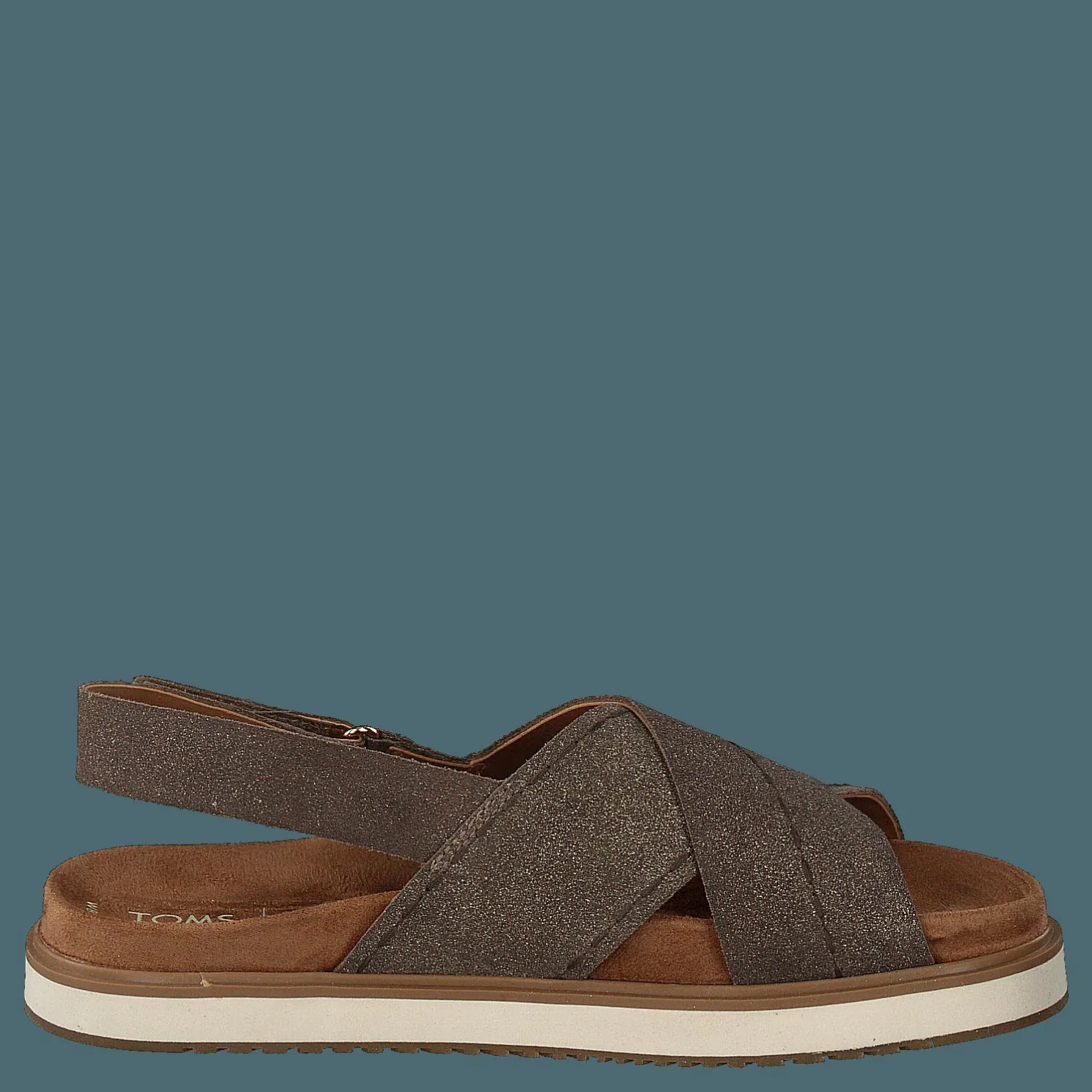 Dusty Gold Star Suede Brown Metallic