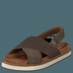 Dusty Gold Star Suede Brown Metallic