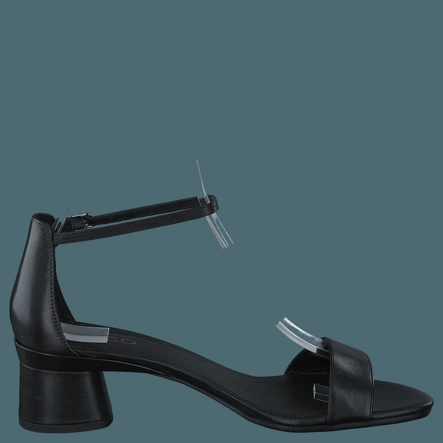 Ecco Elevate 45 Block Sandal Black