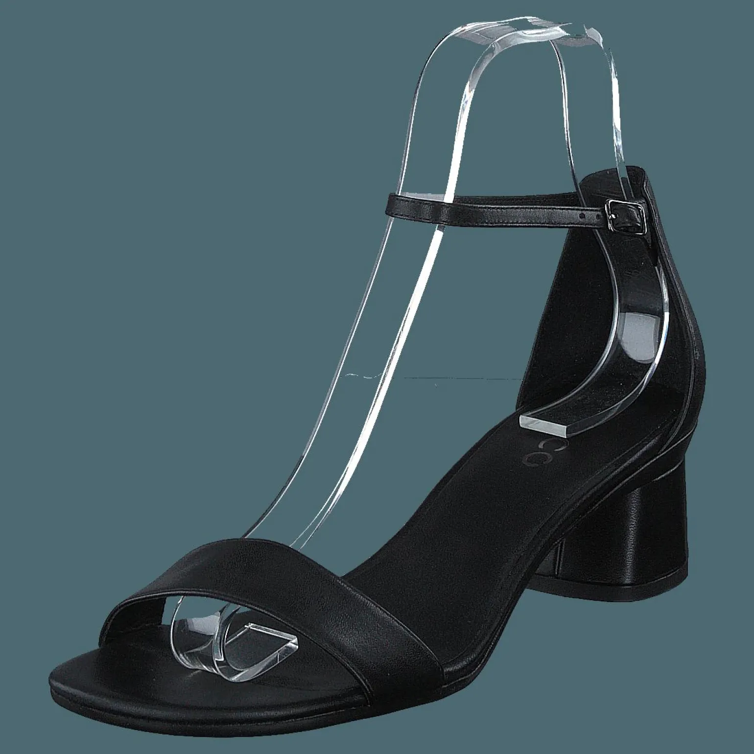 Ecco Elevate 45 Block Sandal Black