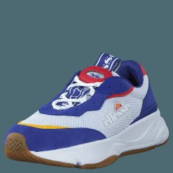 El Massello Text Af Blu/wht/red