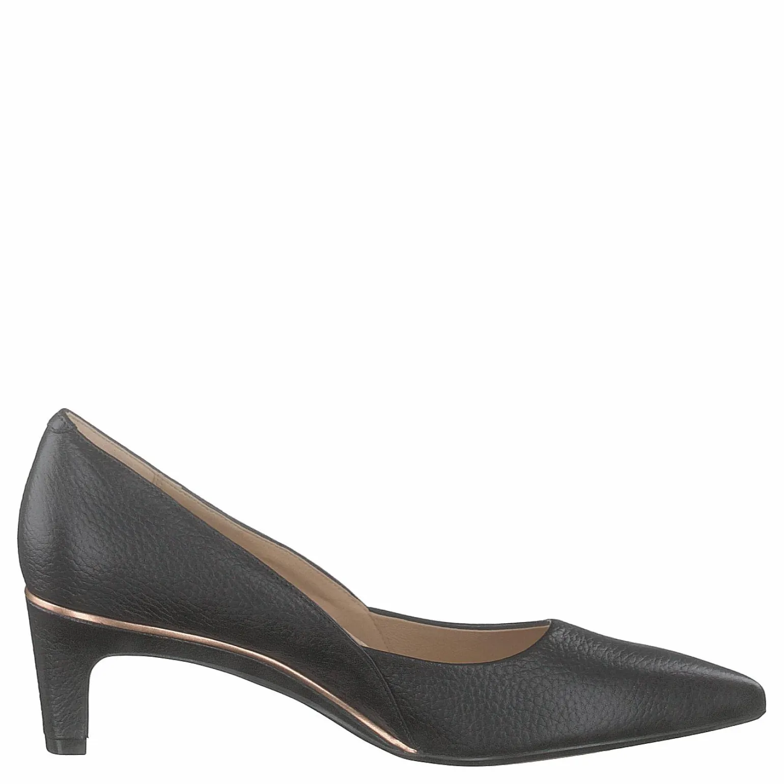 Ellis Rose Black Leather