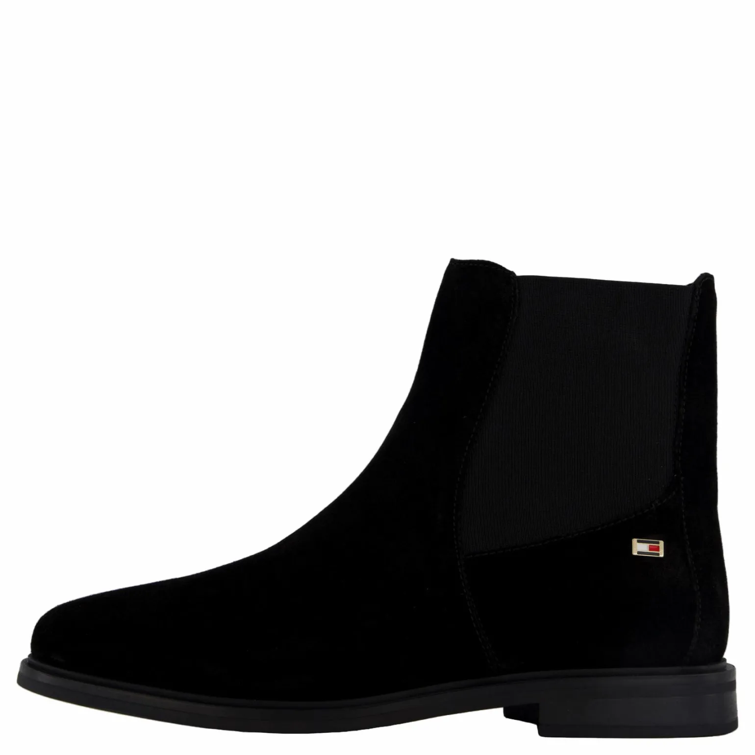 Flag Suede Low Chelsea Black