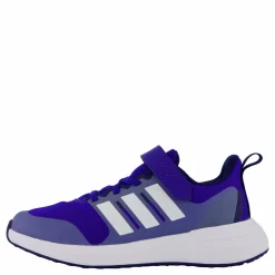 FortaRun 2.0 Cloudfoam Elastic Lace Top Strap Shoes Lucid Blue / Cloud White / Blue Fusion