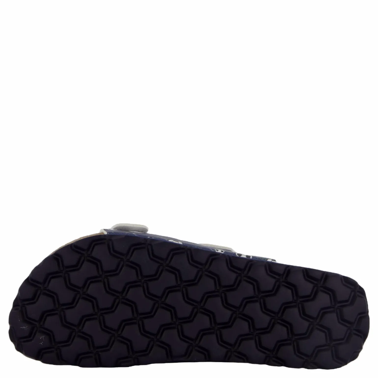 Fussbettpantoffel Blau/mehrfarbig
