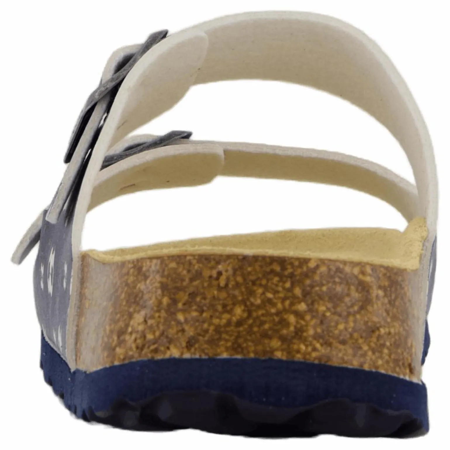 Fussbettpantoffel Blau/mehrfarbig