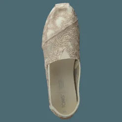 Hibiscus Floral Lace Alprg Natural Metallic