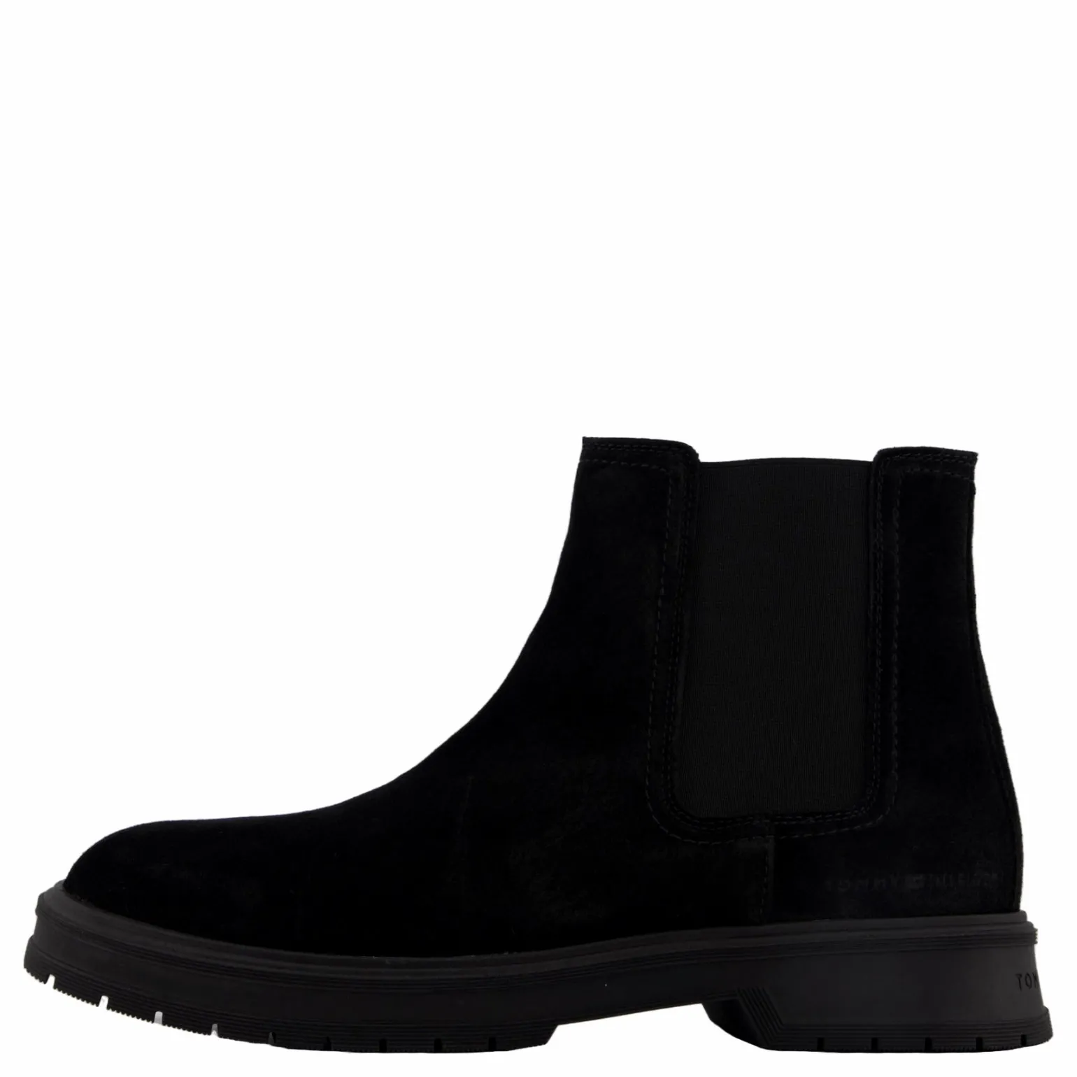 Hilfiger Suede Zip Chelsea Black