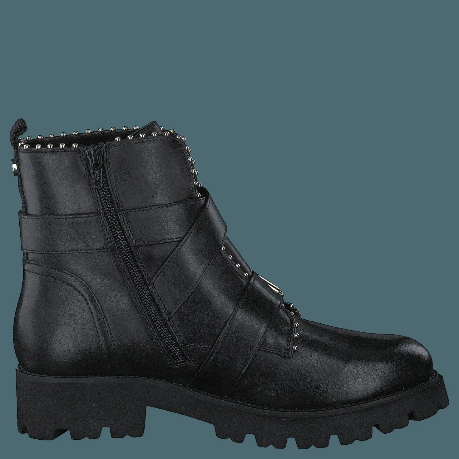 Hoofy Black Leather