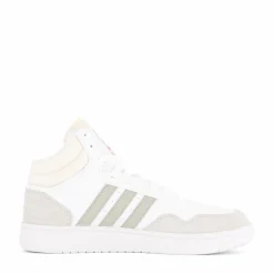 Hoops 3.0 Mid Lifestyle Basketball Classic Vintage Shoes White