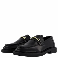 Huddles Black Leather
