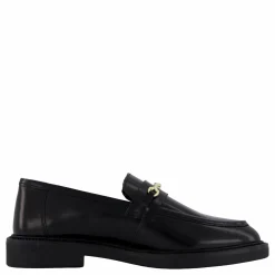 Huddles Black Leather