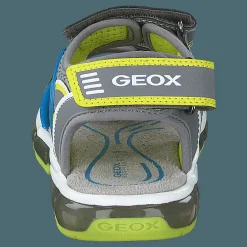 J Sandal Android Boy Grey/lime