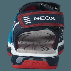 J Sandal Android Boy Navy/red