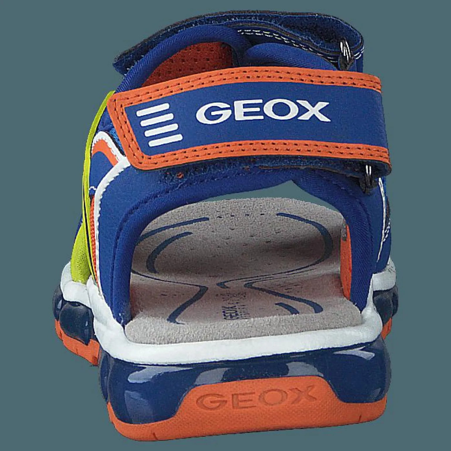 J Sandal Android Boy Royal/orange