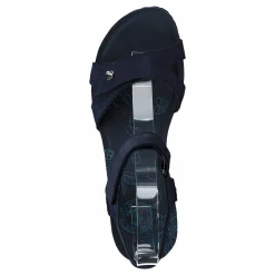 Julia Basics Nobuck Marino/navy
