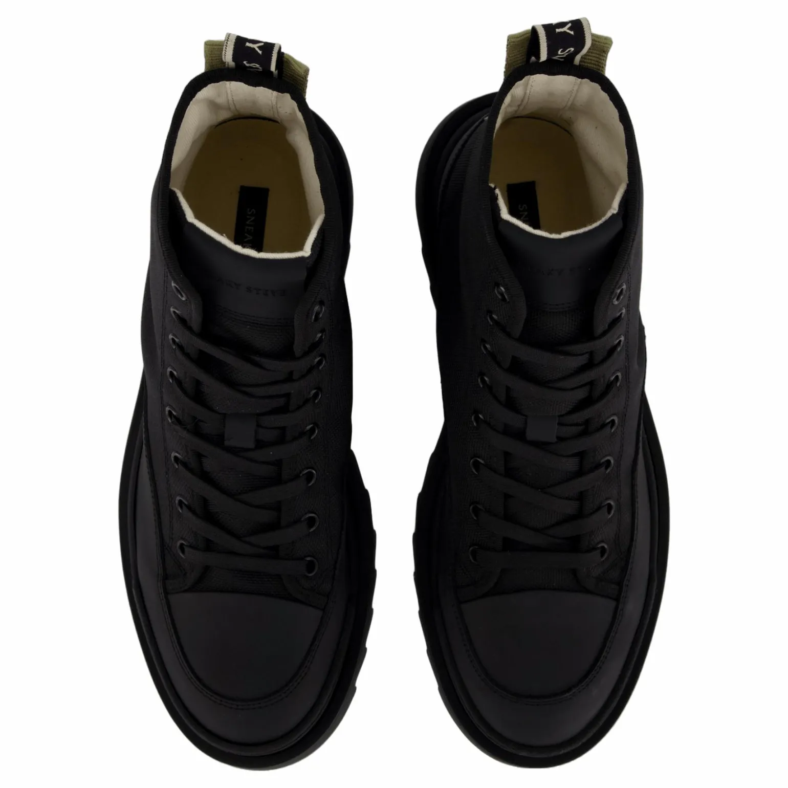 Kamiki High U Textile Black