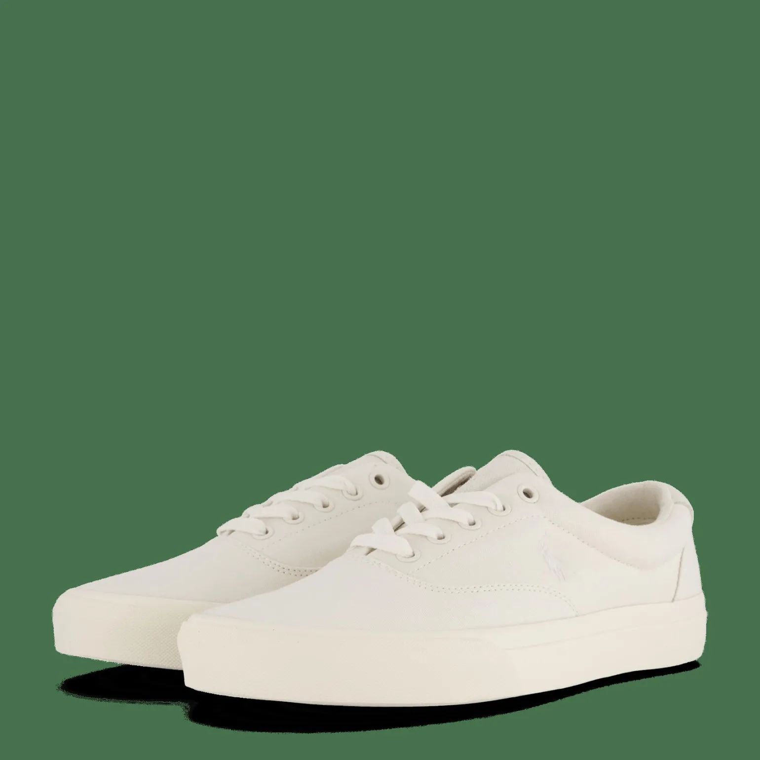 Keaton Suede-Trim Canvas Sneaker Prchmt Crm