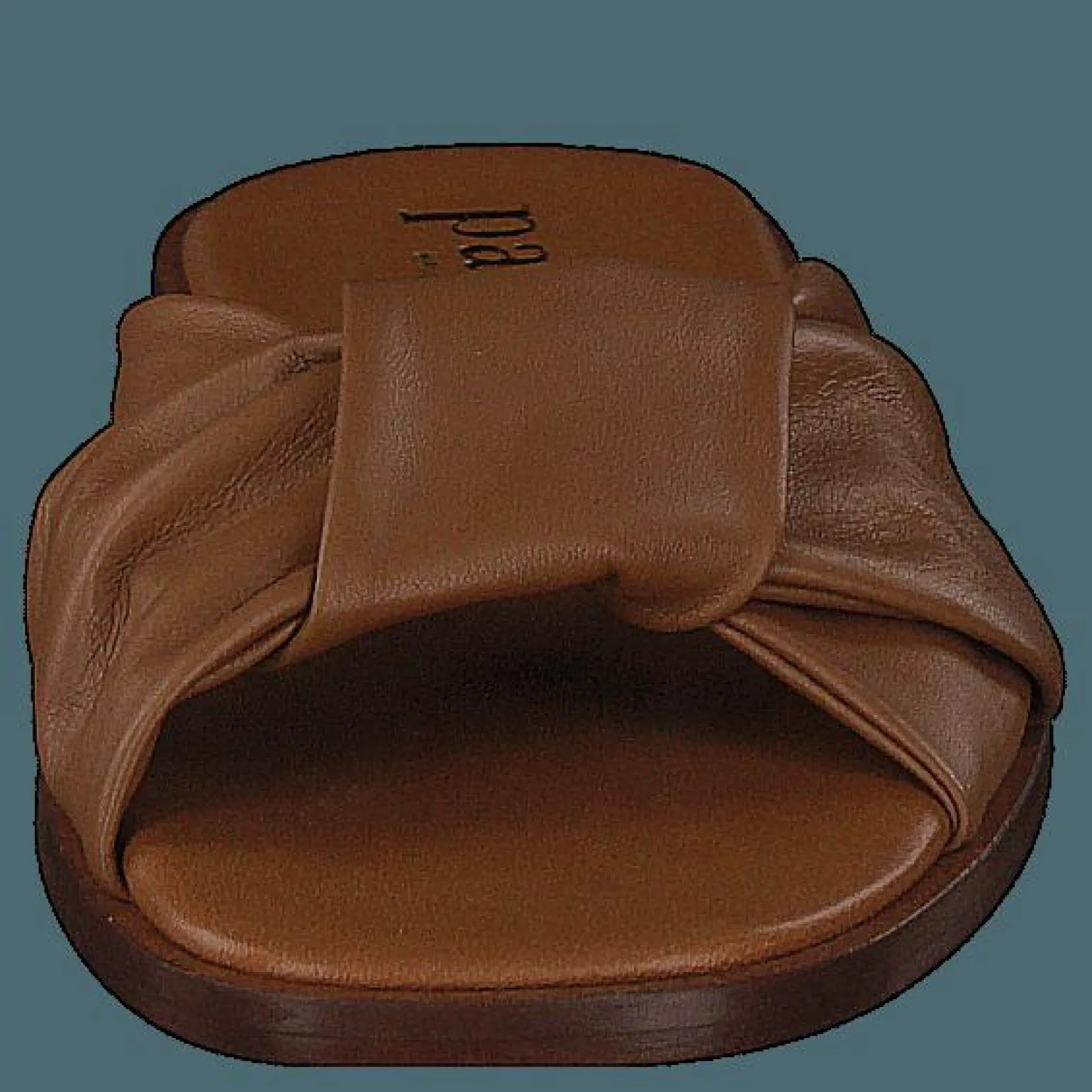 Knot Soft Sandal Cognac