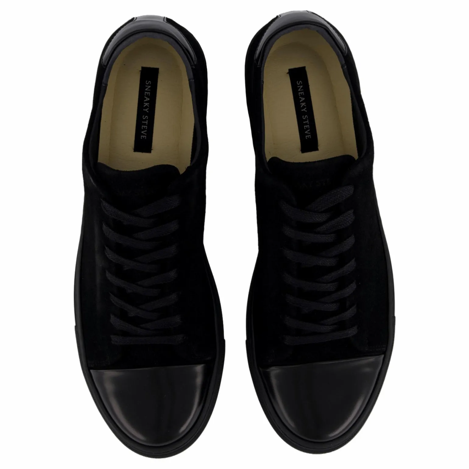 Lescape Suede Shiny Total Black